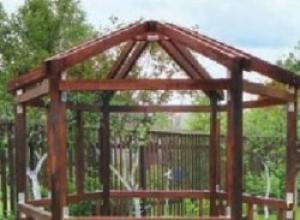 Строительство гриль домика на дачном участке сближает с природой Гриль домик своими руками